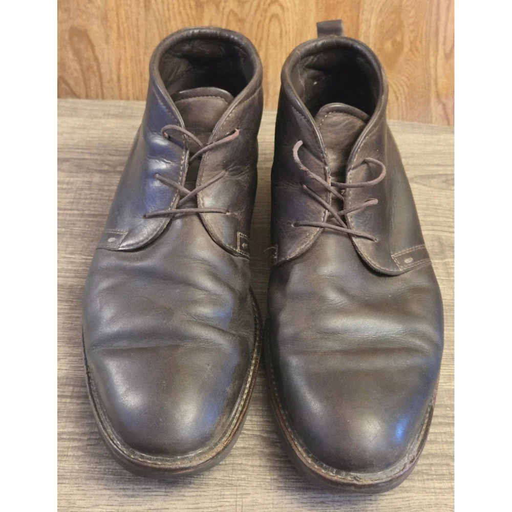 Ecco Lace Up Chukka Boots Mens‎ Size 46 US 12/12.5 Dark Brown